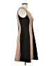 Unbranded Color Block Tan Casual Dress Size M - photo 4