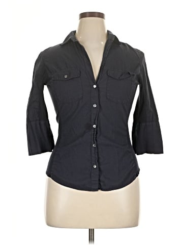 James Perse 3/4 Sleeve Button-Down Shirt (view 1)