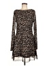 Unbranded Animal Print Brown Casual Dress Size L - photo 1