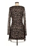 Unbranded Animal Print Brown Casual Dress Size L - photo 2