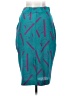 Machine 100% Polyester Graphic Teal Casual Skirt Size S - photo 2