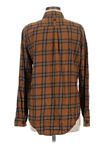 Topshop Long Sleeve Button-Down Shirt (view 2)