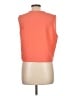 Splendid Orange Sleeveless Blouse Size L - photo 2
