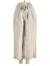L'Agence Stripes Ivory Linen Pants Size XS (0) - photo 1