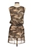 Becca Animal Print Brown Cocktail Dress Size M - photo 2