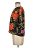 Express 100% Polyester Black Orange 3/4 Sleeve Blouse Size L (estimated) - photo 5