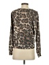Gaze Animal Print Brown Pullover Sweater Size S - photo 2