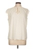 Tamara H. 100% Polyester Ivory Sleeveless Blouse Size L - photo 1