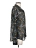 CAbi 100% Polyester Stars Gray Long Sleeve Blouse Size S - photo 4