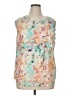 Apt. 9 100% Polyester Teal Sleeveless Blouse Size XL - photo 1