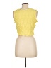 Discreet Yellow Sleeveless Blouse Size L - photo 2