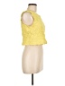 Discreet Yellow Sleeveless Blouse Size L - photo 4