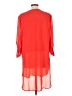 Chico's 100% Polyester Red 3/4 Sleeve T-Shirt Size Lg (2) - photo 2