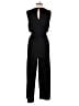 Automet Solid Black Jumpsuit Size XL - photo 2