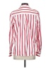 Harshman 100% Cotton Stripes Pink Long Sleeve Blouse Size S - photo 2