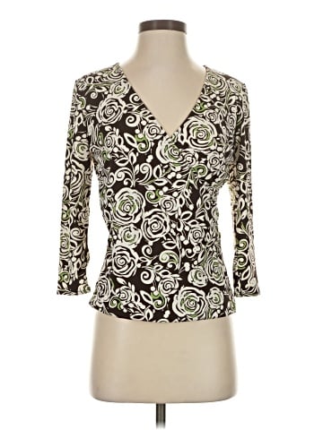 Sigrid Olsen 3/4 Sleeve Top (view 1)