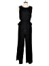 Automet Solid Black Jumpsuit Size XL - photo 1