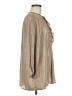 Nanette Lepore 100% Rayon Tan Long Sleeve Blouse Size 8 - photo 4