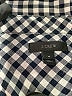J.Crew Houndstooth Black Long Sleeve Button-Down Shirt Size 4 - photo 7