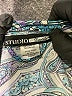 Donatella Paisley Blue Casual Dress Size S - photo 7