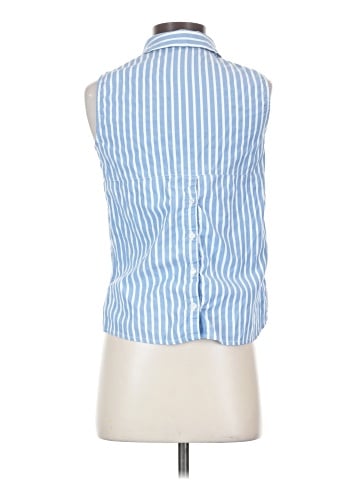 Mango Sleeveless Button-Down Shirt (view 2)