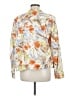 Coldwater Creek 100% Cotton Print Ivory Blazer Size M (estimated) - photo 2