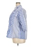 Unbranded 100% Cotton Stripes Blue 3/4 Sleeve Button-Down Shirt Size 2X - photo 5