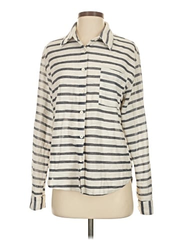 Edikted Long Sleeve Button-Down Shirt (view 1)