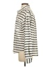 Edikted Stripes Gray Long Sleeve Button-Down Shirt Size XS - photo 5