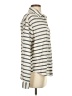 Edikted Stripes Gray Long Sleeve Button-Down Shirt Size XS - photo 4