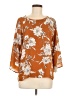 Papermoon Orange 3/4 Sleeve Blouse Size M - photo 1