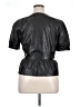 Paige 100% Polyurethane Black Short Sleeve Top Size 14 - photo 2