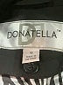 Donatella 100% Polyester Black Trenchcoat Size 12 - photo 6