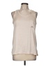 R | Label 100% Polyester Ivory Sleeveless Blouse Size M - photo 1
