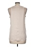 R | Label 100% Polyester Ivory Sleeveless Blouse Size M - photo 2