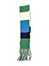 American Eagle Outfitters Stripes Yellow Green Scarf One size - photo 2