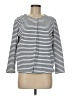 Laura Scott Stripes White Blazer Size M - photo 1