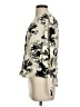 Olivia Grey 100% Viscose Ivory 3/4 Sleeve Blouse Size S - photo 5