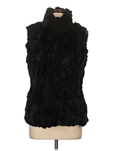 La Fee Verte Faux Fur Vest (view 1)