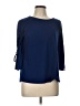 Charming Charlie Blue 3/4 Sleeve Top Size L - photo 1