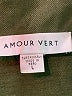 Amour Vert 100% Cotton Green Coat Size L - photo 6
