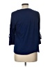 Charming Charlie Blue 3/4 Sleeve Top Size L - photo 2