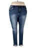 Chic Denim Solid Blue Jeans Size 18 - photo 1