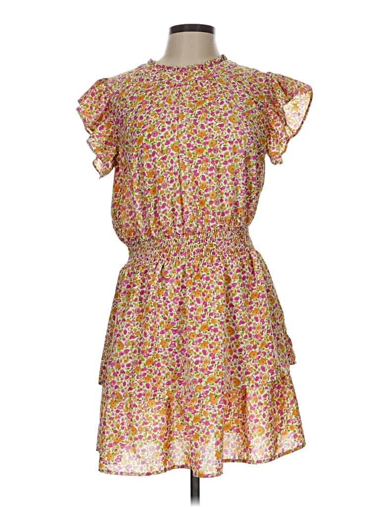 Pre-owned Voy Casual Dress In Pink