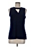 MICHAEL Michael Kors Blue Sleeveless Top Size M - photo 1