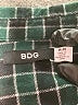 BDG 100% Cotton Plaid Green Long Sleeve Button-Down Shirt Size M - photo 7