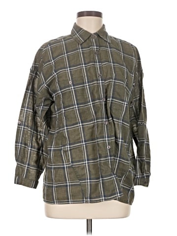 Max Studio Long Sleeve Button-Down Shirt (view 1)