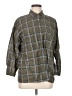 Max Studio Plaid Green Long Sleeve Button-Down Shirt Size M - photo 1