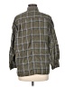 Max Studio Plaid Green Long Sleeve Button-Down Shirt Size M - photo 2