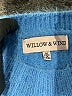 Willow & Wind Blue Turtleneck Sweater Size M - photo 7